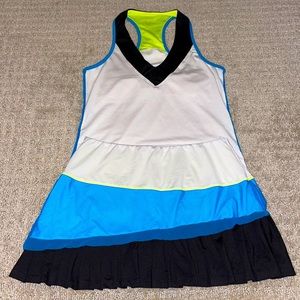 Womens Lucky In Love Tennis Skirt & Tank - size small